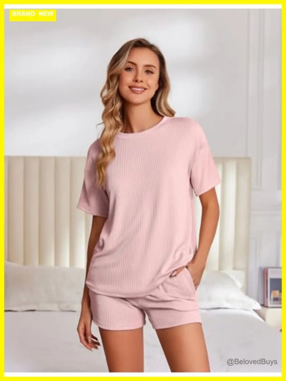 Womens Pajama Sets Short Sleeve Lounge Sets 2 Piece Tops and Shorts Outfits